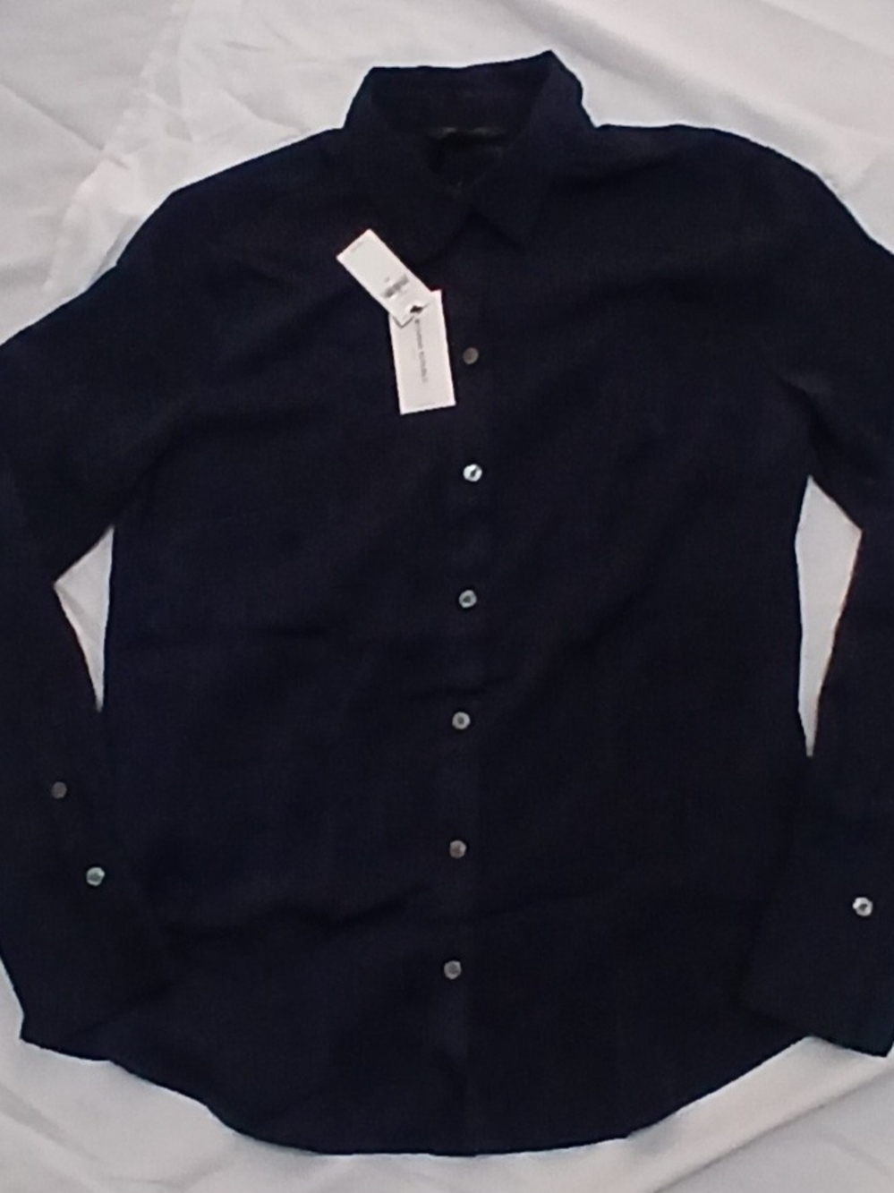 Banana Republic Dark Navy Long-Sleeve Button Shirt